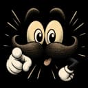 Stache is pointing