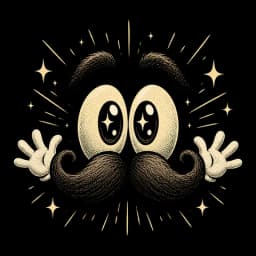 Stache is mind-blown